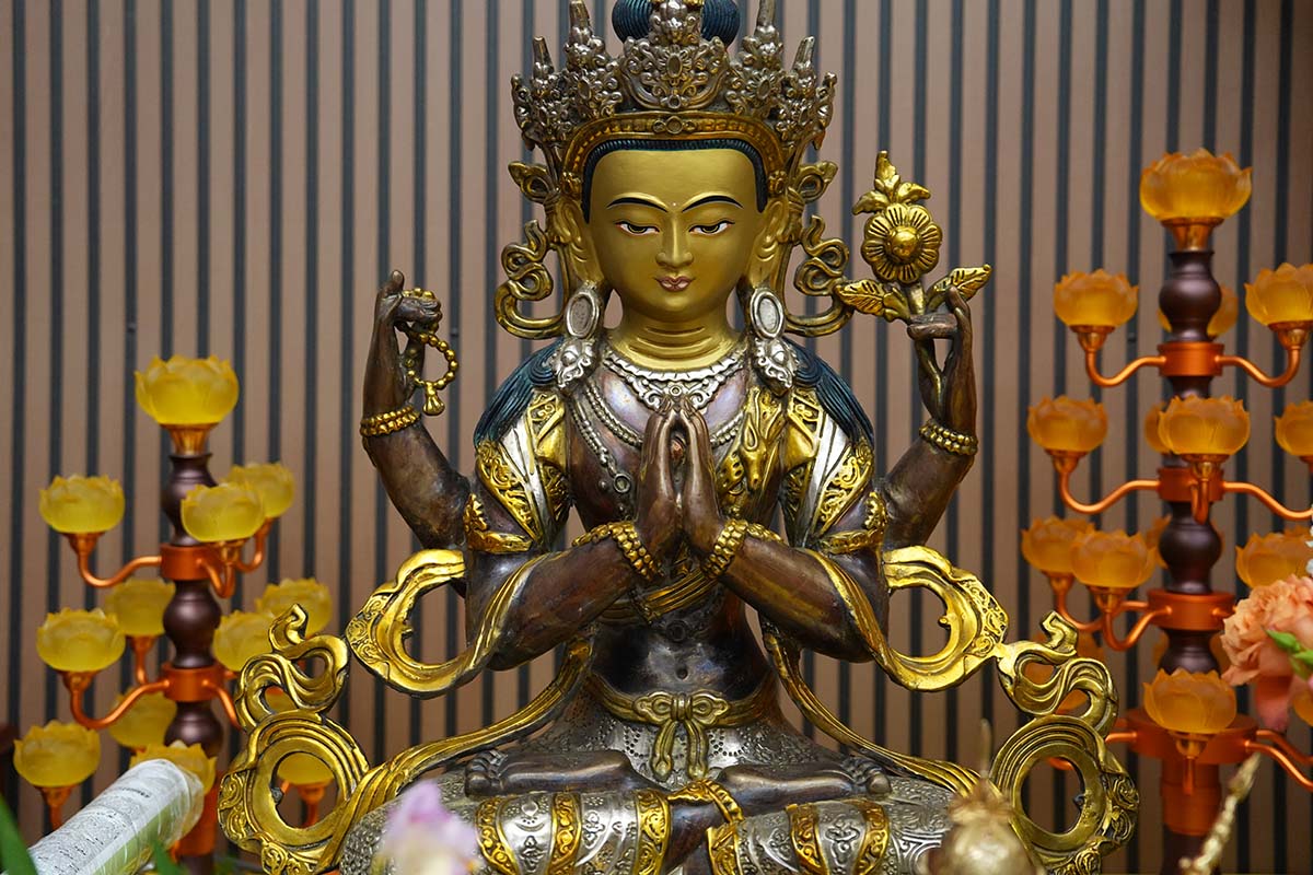 圣地亚哥的佛像和禅堂